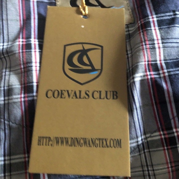 Coevals Club Pearl Snap Western Shirt Mens Medium Roll Tab L/S Gray Plaid - Picture 6 of 11